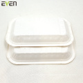 Anhui EVEN Factory Wholesale Compostable Sugarcane Bagasse  Plates For Take Out Dinner Food